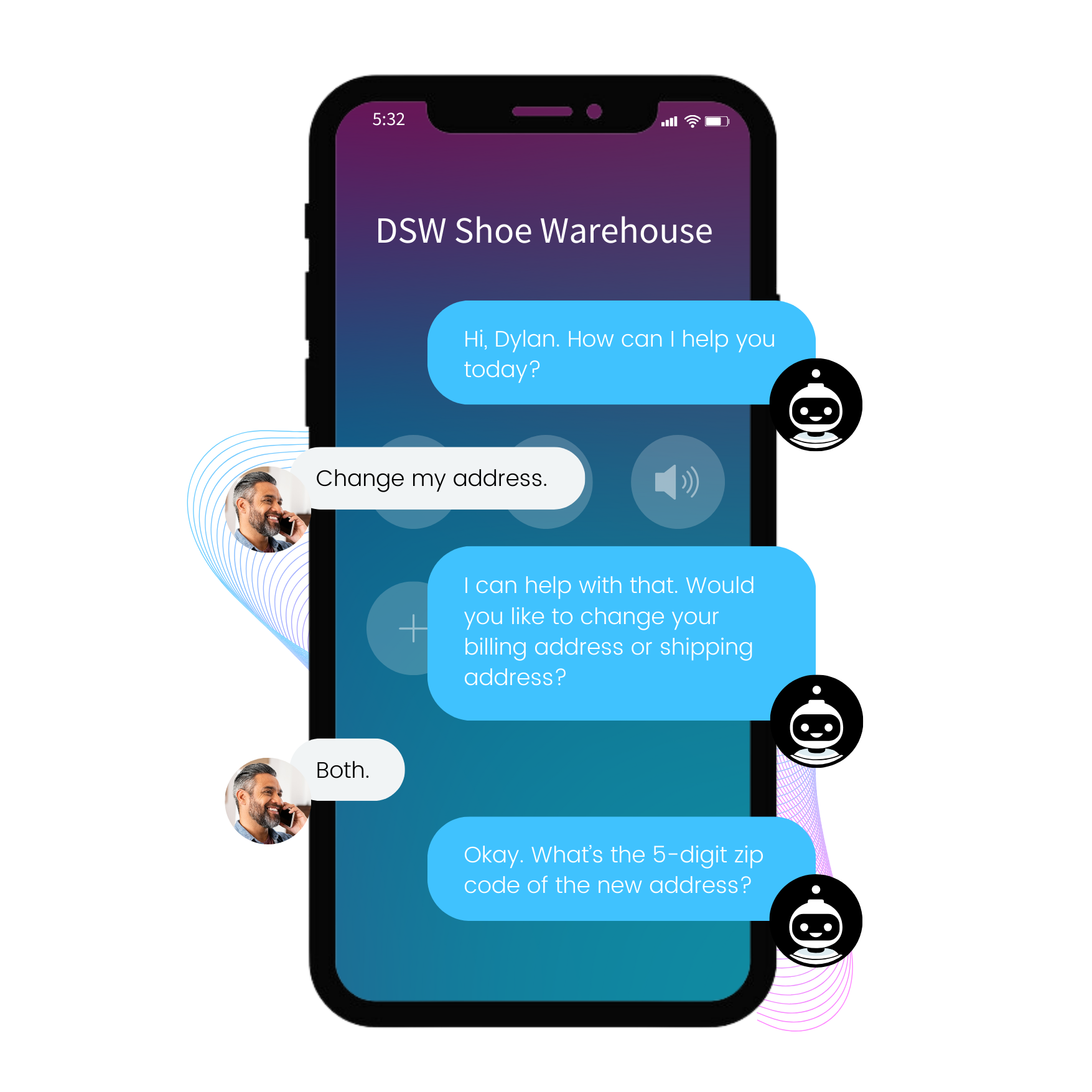 screenshot of SmartAction Speech IVR System